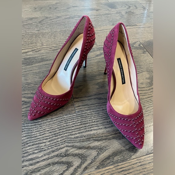 French Connection Burgundy Heels - Picture 6 of 7